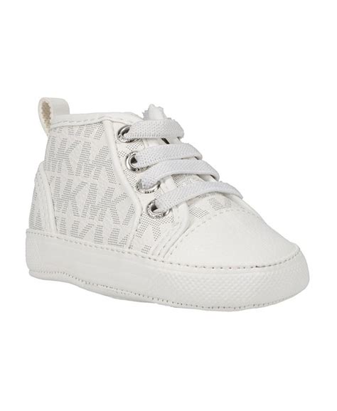 Michael Michael Kors Baby Split Logo Repeat High Top Sneaker 